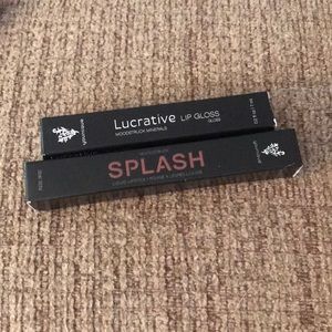 Set of 2 new younique splash and lucrative lip